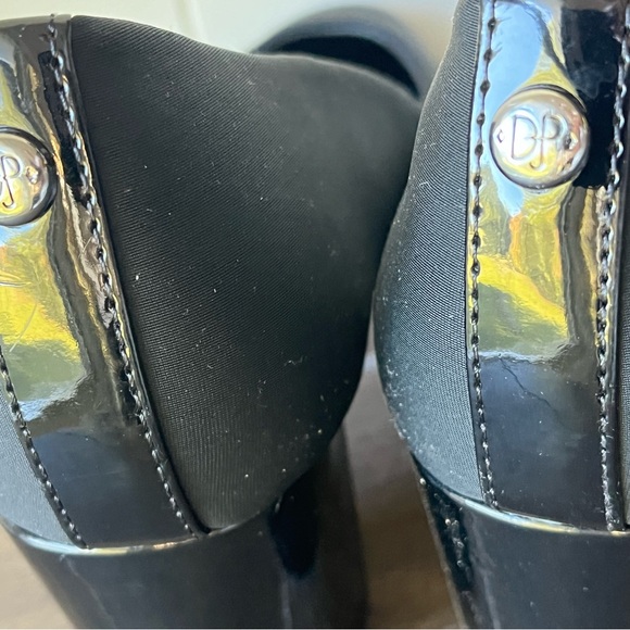 Donald Pliner Block Heels Size 7.5 M Black - Picture 4 of 11